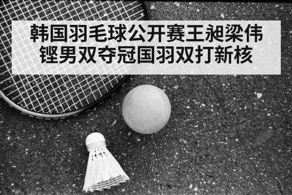 Korean Open badminton